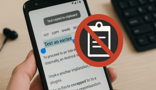 【Android】コピー&ペーストが反応しない時に試したいこと